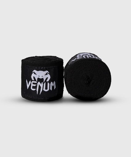 [EU-VENUM-0429-Black-S-400] Venum Hand Wraps 4m Semi-Elastic, Black