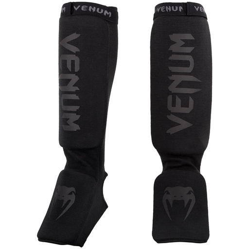 Venum Schienbeinschoner Kontact, Schwarz-Schwarz