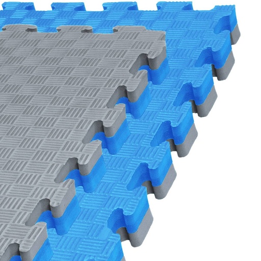 [DAMATMMA-B-G-3] Martial Arts Mat 1mx1mx3cm, Blue-Gray