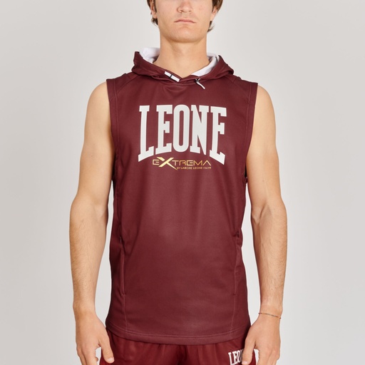 Leone Hooded sweatshirt Logo, sleeveless
