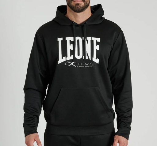 Leone Hoodie Logo, Schwarz