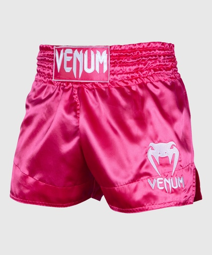 Venum Muay Thai Shorts Classic, Pink-White