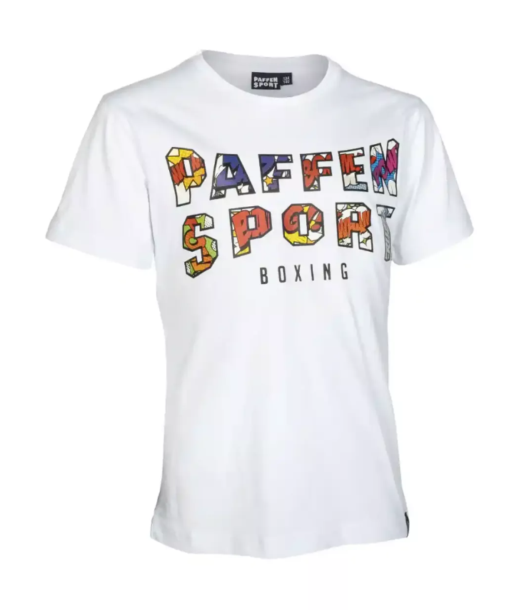 Set Di Boxe Per Bambini PAFFEN SPORT - Guantoni, Maglietta E Bende, Design A Fumetti, Colore Bianco, Taglia 122-128 - 3