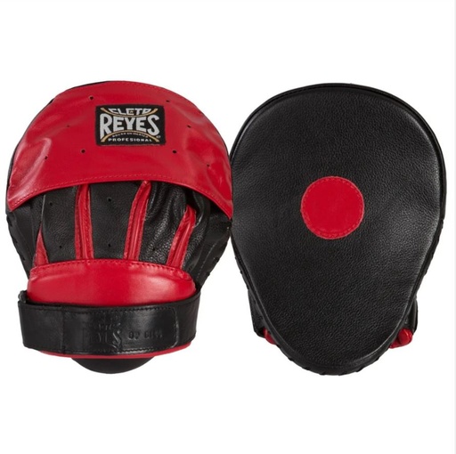 [CN760-S-R] Cleto Reyes Boxpratzen mit Klettverschluss, Schwarz-Rot