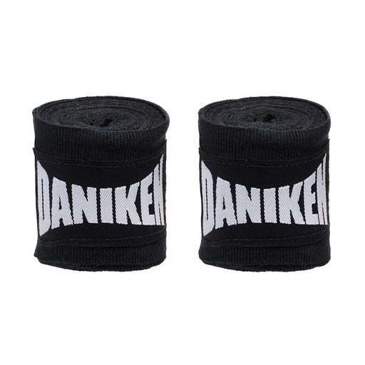 [DABBAJUN-S-150] SALE 432 Daniken Boxbandagen 1,5m Halbelastisch, Schwarz