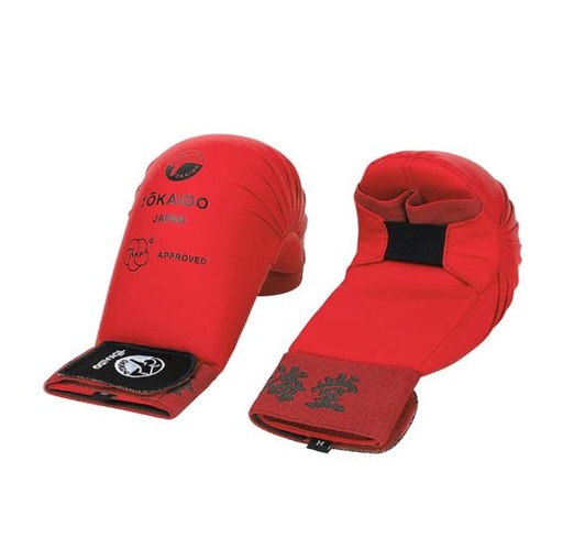 SALE 393 Tokaido Faustschutz Karate Kanji WKF, Rot