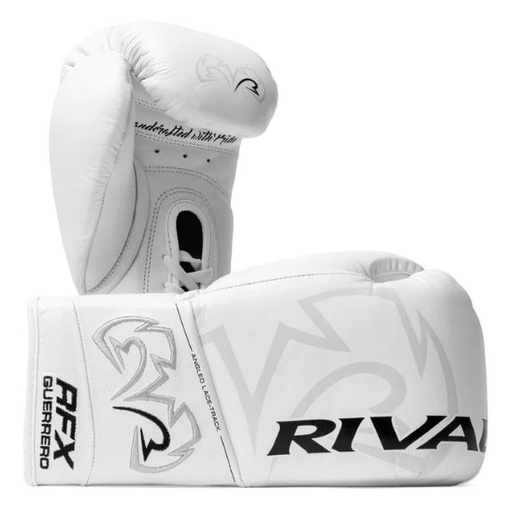 Rival Boxhandschuhe RFX-Guerrero Pro Fight SF-H mit Schnürung, Weiß