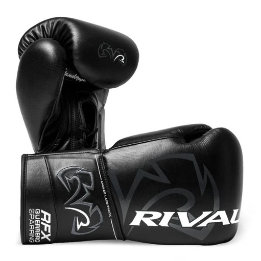 Rival Boxhandschuhe RFX-Guerrero Sparring HDE-F mit Schnürung, Schwarz