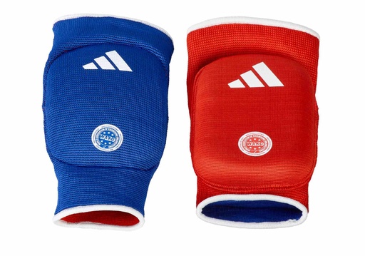 adidas Elbow Protectors WAKO Reversible, Red and Blue