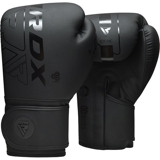 RDX Boxhandschuhe F6 Kara, Schwarz