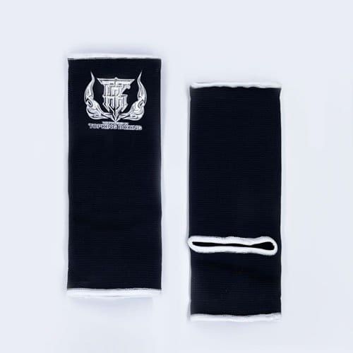 Top King Ankle Guards, Black-White