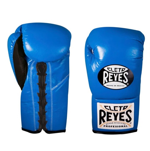 Cleto Reyes Boxhandschuhe Professional Fight mit Schnürung, Blau