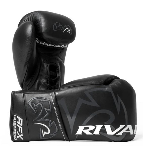 Rival Boxhandschuhe RFX-Guerrero Pro Fight SF-H mit Schnürung, Schwarz