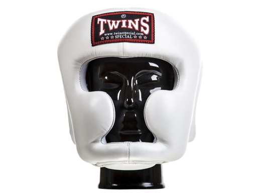 Twins Head Guard HGL3 Leather, White