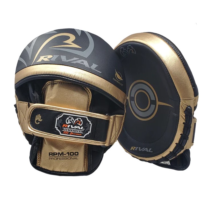 Rival Boxpratzen RPM100 alt Professional, Schwarz-Gold