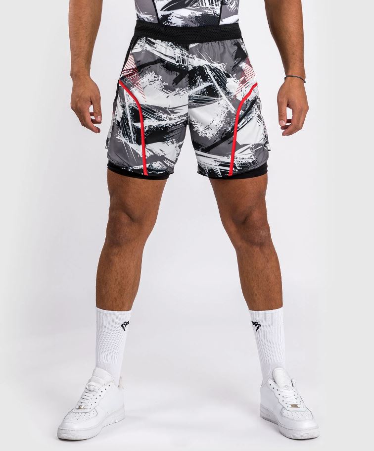 Venum Training Shorts Electron 3.0, Gray-Red
