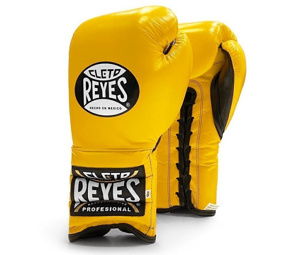 Cleto Reyes Boxing Gloves Sparring Lace Up, Yellow