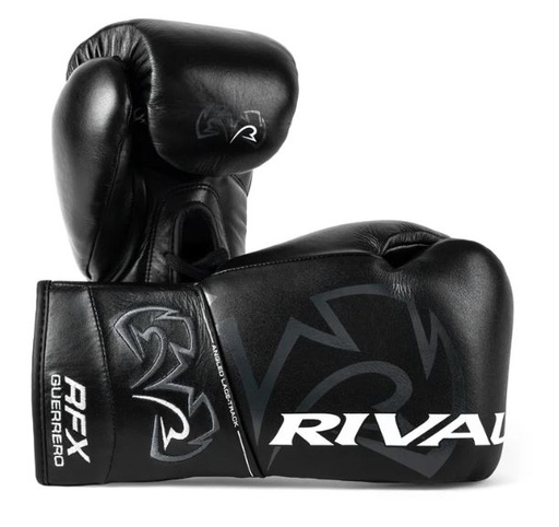 Rival Boxhandschuhe RFX-Guerrero Pro Fight HDE-F mit Schnürung, Schwarz