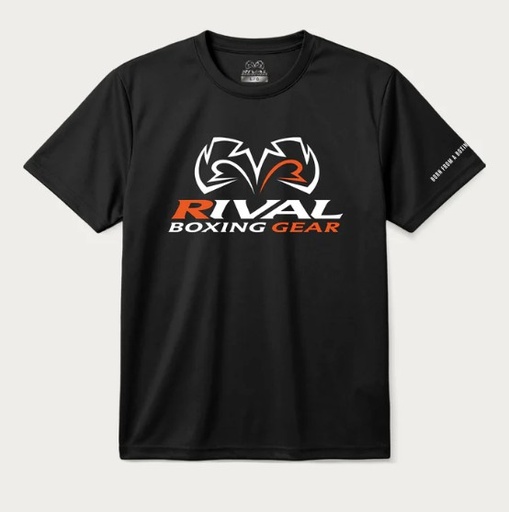 Rival T-Shirt Corpo with Spandex, Black