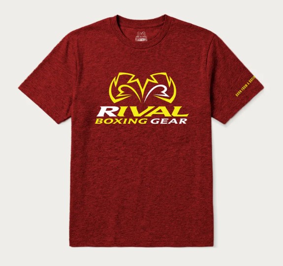 Rival T-Shirt Corpo with Spandex, Red