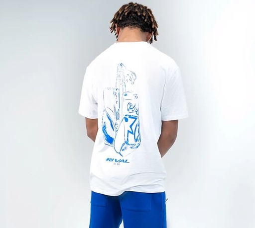 Rival T-Shirt Corpo with Spandex, White