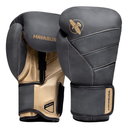 SALE 89 Hayabusa Boxhandschuhe T3 LX, Obsidian-Gold