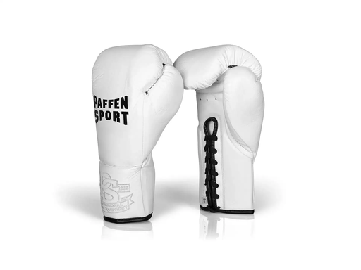 Paffen Sport Boxing Gloves Pro Classic Fight Laces, White