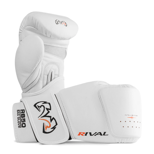 Rival Bag Gloves RB50 Intelli-Shock Compact, White