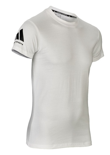adidas T-Shirt Basic Promo, Weiß