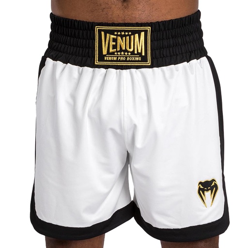Venum Boxing Shorts Classic, White-Black