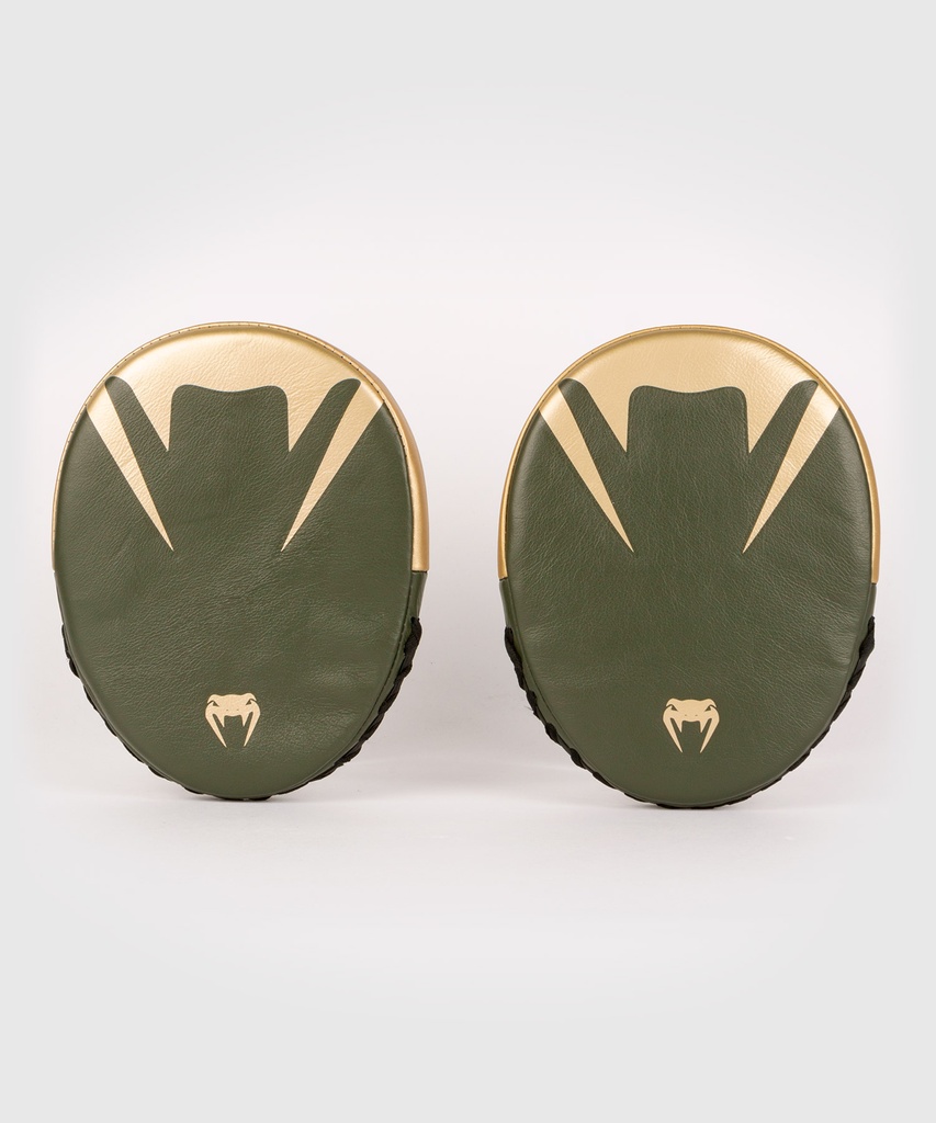 Venum Punch Mitts Pro Boxing Flat, Khaki-Gold
