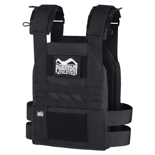 [PHVEST00583-18-S] Phantom Weighted Vest 18kg, Black