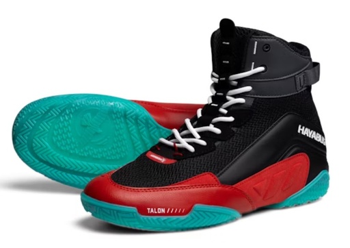 SALE 92 Hayabusa Boxschuhe Talon, Schwarz-Rot