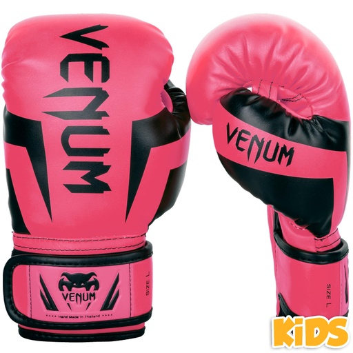 Venum Boxhandschuhe Elite Kids, Neonpink
