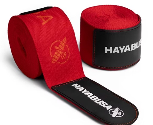 [PJHW-RD-R-4-5] Sale 74 Hayabusa Boxbandagen Deluxe 4,5m Unelastisch, Rot