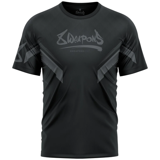 8Weapons Rash Guard Shift, Schwarz-Matt