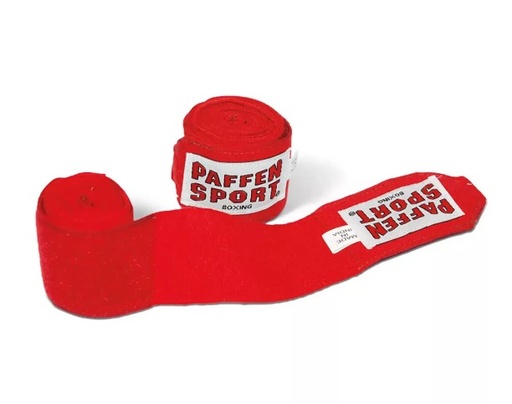 [250802000-R] Paffen Sport Boxbandagen Kids 1,5m Halbelastisch, Rot