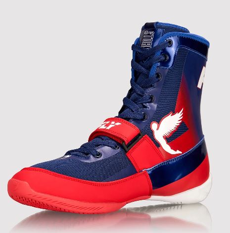 Fly Boxschuhe Storm, Blau-Rot