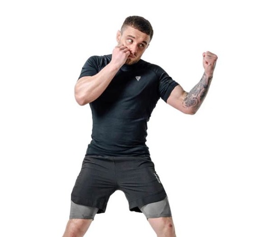 RDX Fight Shorts T15 2-in-1, Black