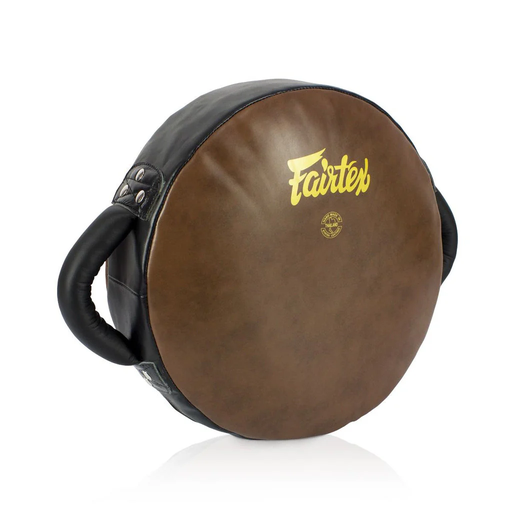 [LKP2-BR] Fairtex Punch Shield Round 38x13cm, Braun