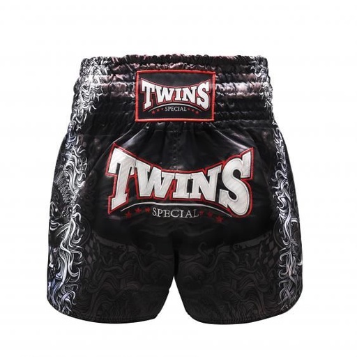 Twins Muay Thai Shorts Rangda, Schwarz