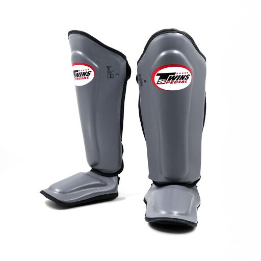 Twins Shin Guards SG7 Skintex, Gray