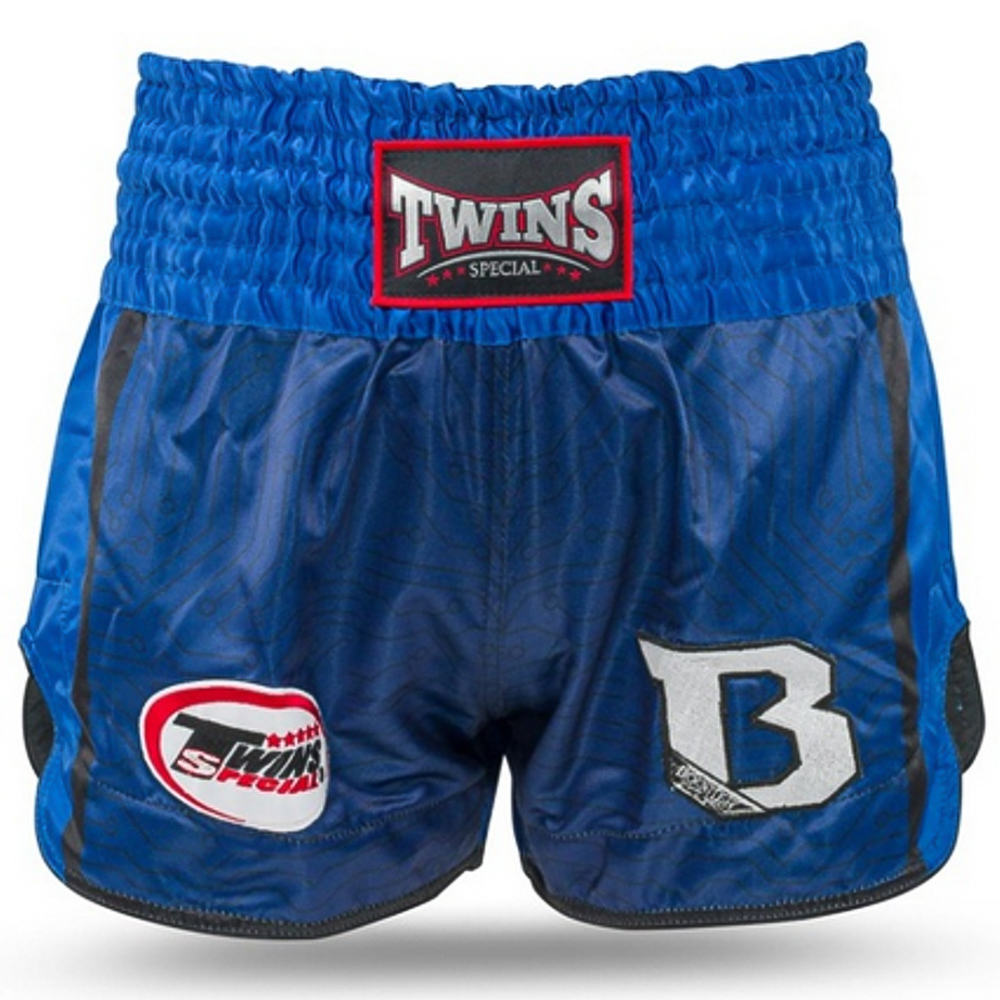 Twins Muay Thai Shorts X Booster No.4, Blue