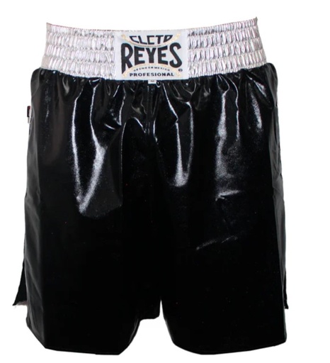 Cleto Reyes Boxing Shorts Metallic, Black-Silver