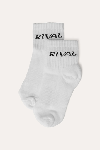 Rival Socks Sneaker 3-Pack, White