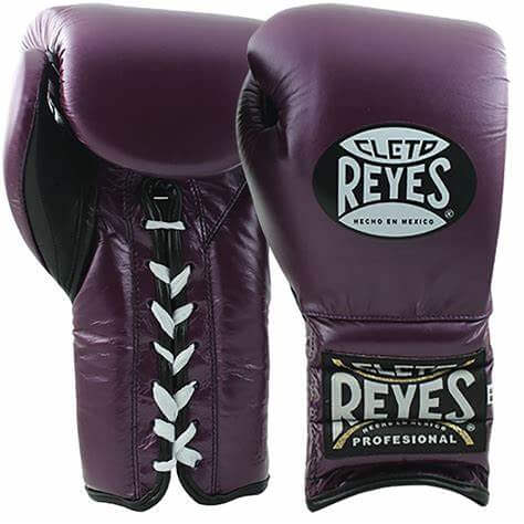 Cleto Reyes Boxhandschuhe Traditional Training mit Schnürung, Violett