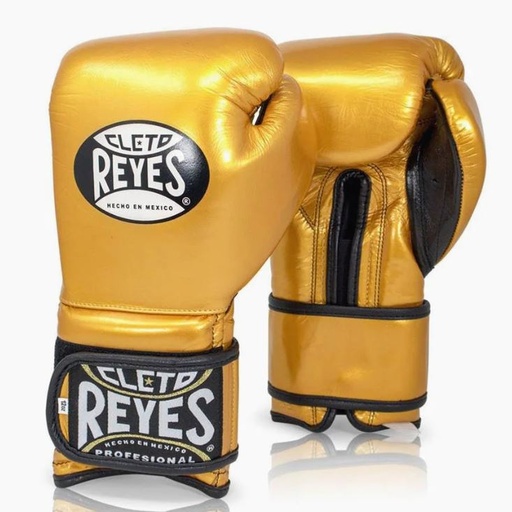 Cleto Reyes Boxhandschuhe Training Velcro, Gold