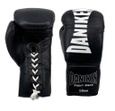 Daniken Boxhandschuhe Striker Pro Fight mit Schnürung, Schwarz