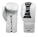 Daniken Boxhandschuhe Striker Pro Fight mit Schnürung, Weiss