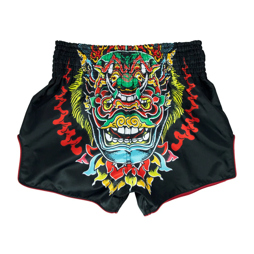 Fairtex Muay Thai Shorts BS1912 Kabuki, Schwarz